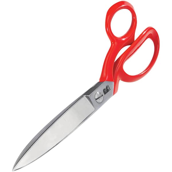 Roberts-10-123 10in. High Carbon Steel Carpet Napping Shears, Red