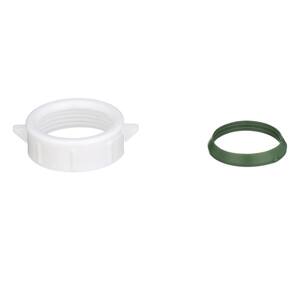 1-1/4 in. Sink Drain Pipe Plastic Slip-Joint Nut with Rubber Reducing Washers