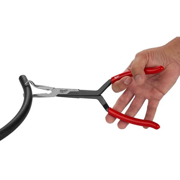 thumbnail image 2 of WORKPRO 3-Piece Long Reach Hose Grip Plier Set – 11-Inch Ring Nose Hose Gripper Pliers (5/16-Inch) 2 of 6