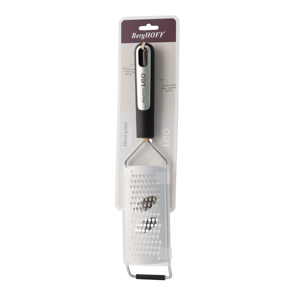 Graphite Stainless Steel Hand Grater with Recycled Handle, 12.5"