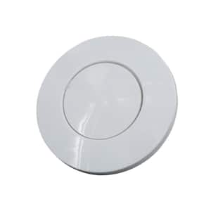 Kitchen Sink Top Mount Air Switch for Garbage Disposals Replacement Button in White