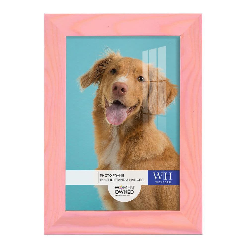 Wexford Home Woodgrain 5 in. x 7 in. Sunset Pink Picture Frame WF508C