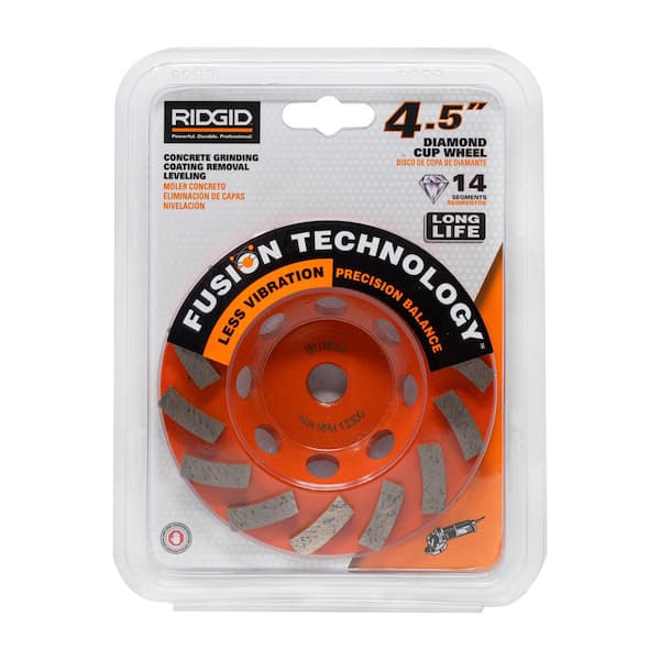 RIDGID HD-TAW5018P1 5 inch Turbo Tumbler Grinding Wheel for sale online 