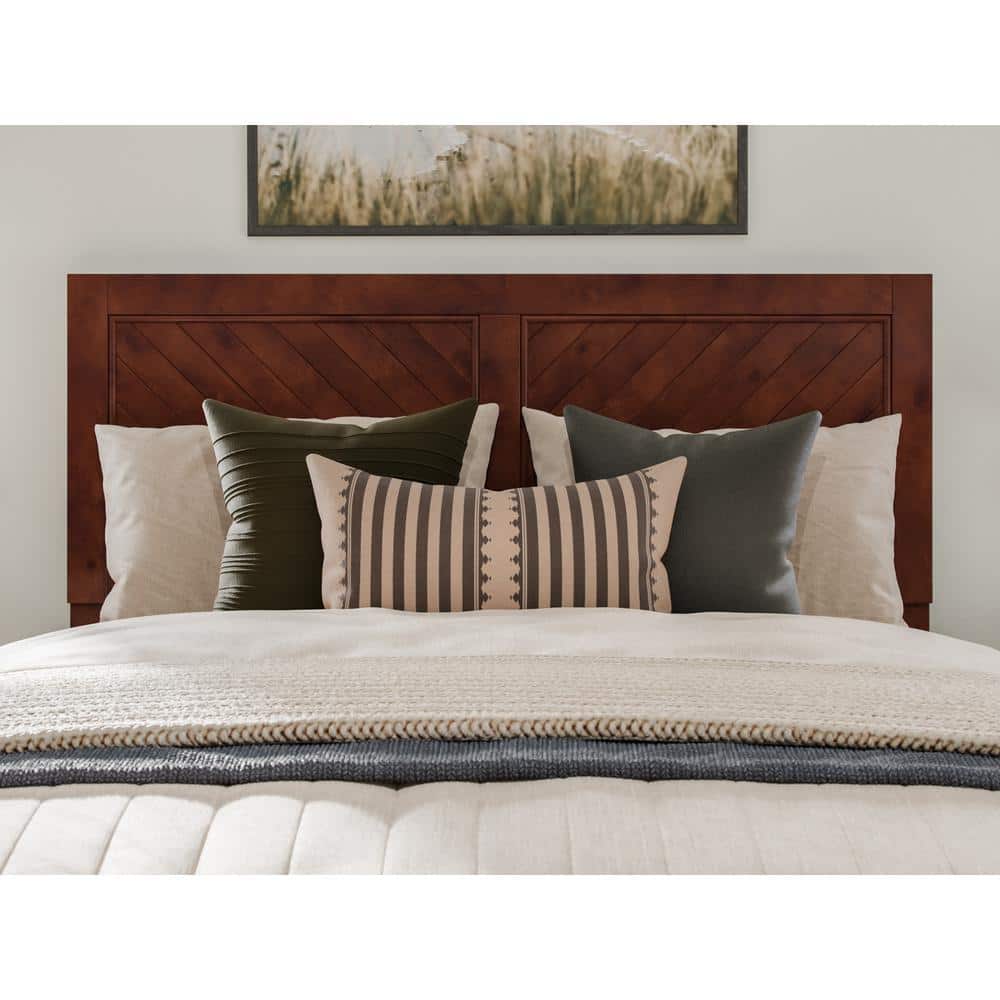 Canyon Walnut Queen Wood Platform Bed with Storage Drawers