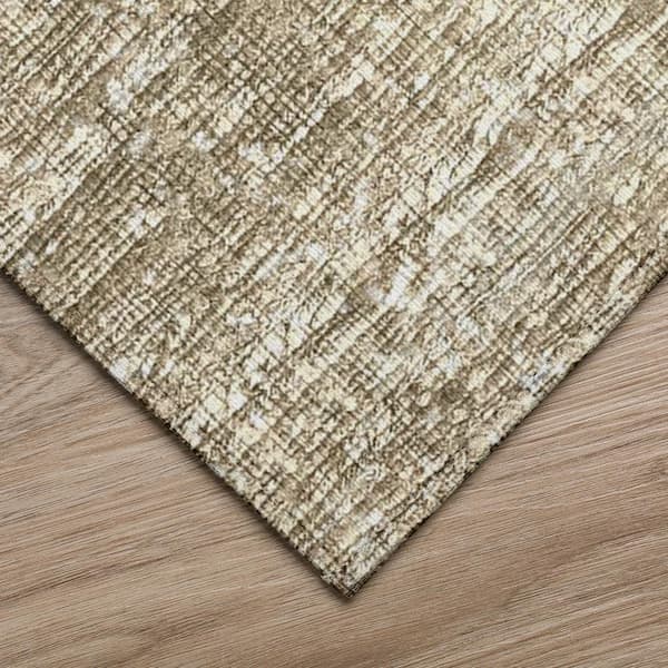 Accord Ivory 9 ft. x 12 ft. Abstract Indoor/Outdoor Washable Area Rug