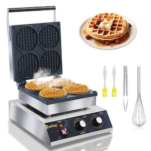 Cuisinart 4-Waffle Stainless Steel Belgian Waffle Maker with