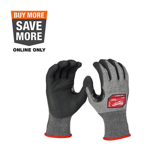Small High Dexterity Cut 5 Resistant Nitrile Dipped Outdoor & Work Gloves