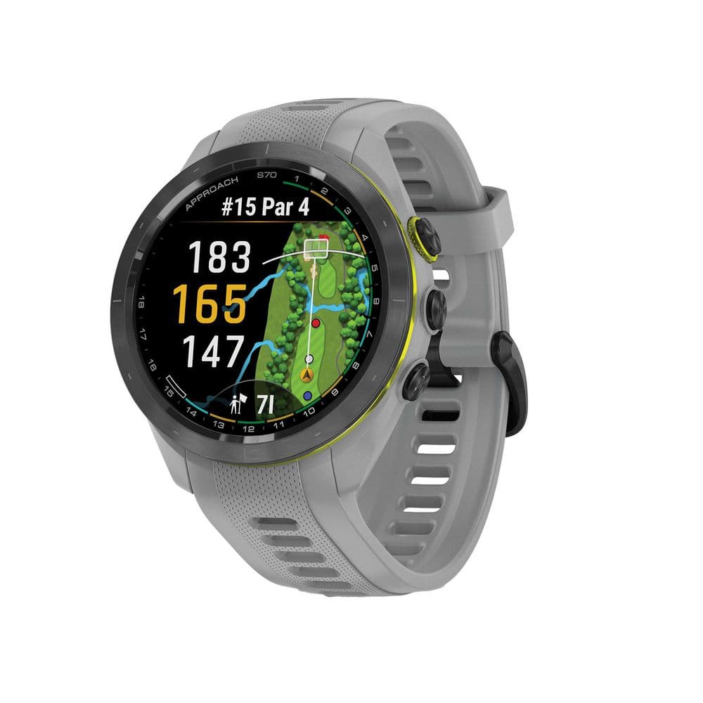 Garmin Approach S70 Golf Smartwatch with 42-mm Case and Black