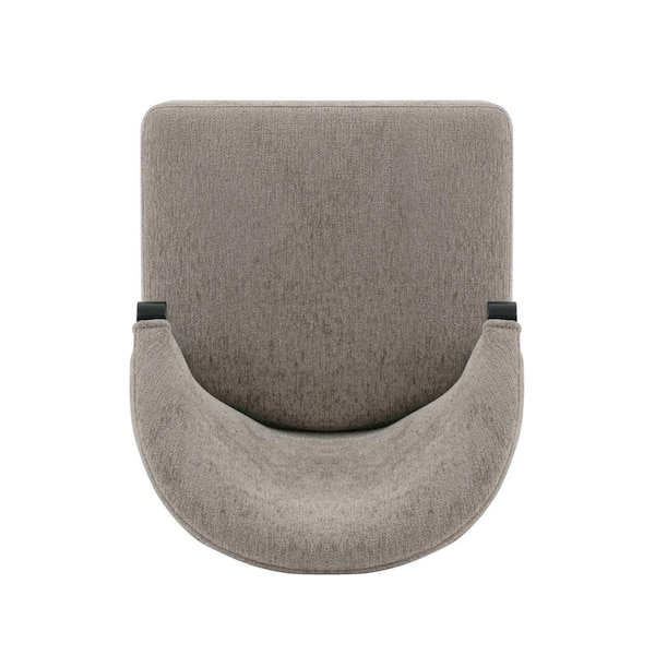 Manhattan Comfort Modern Ola Boucle Dining Chair in Stone- Set of 2