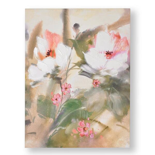 Graham & Brown 31 in. x 24 in. "Tropic Blooms" Printed Canvas Wall Art