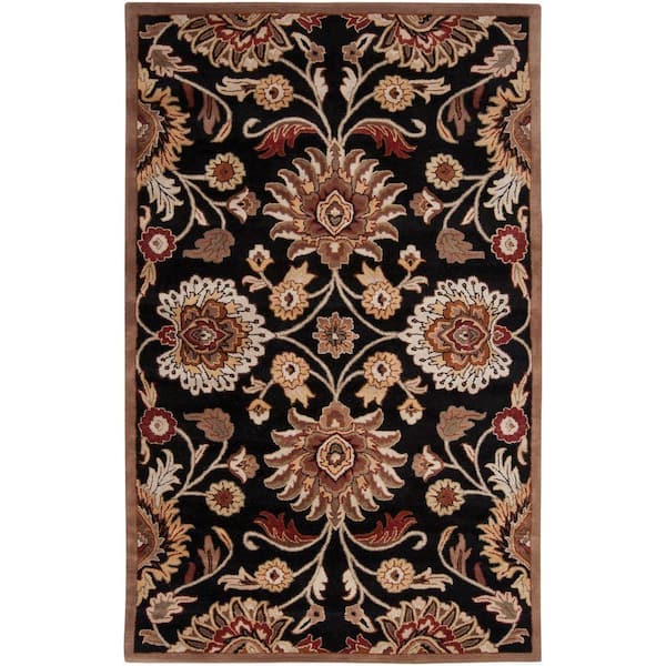 Livabliss Artes Maroon 12 ft. x 15 ft. Area Rug
