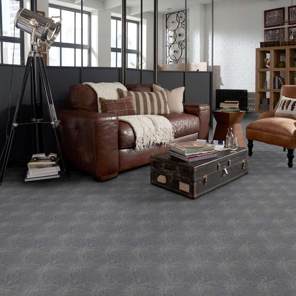 Kensington - Hammerhead - Gray 42.1 oz. Nylon Pattern Carpet - Installation Required