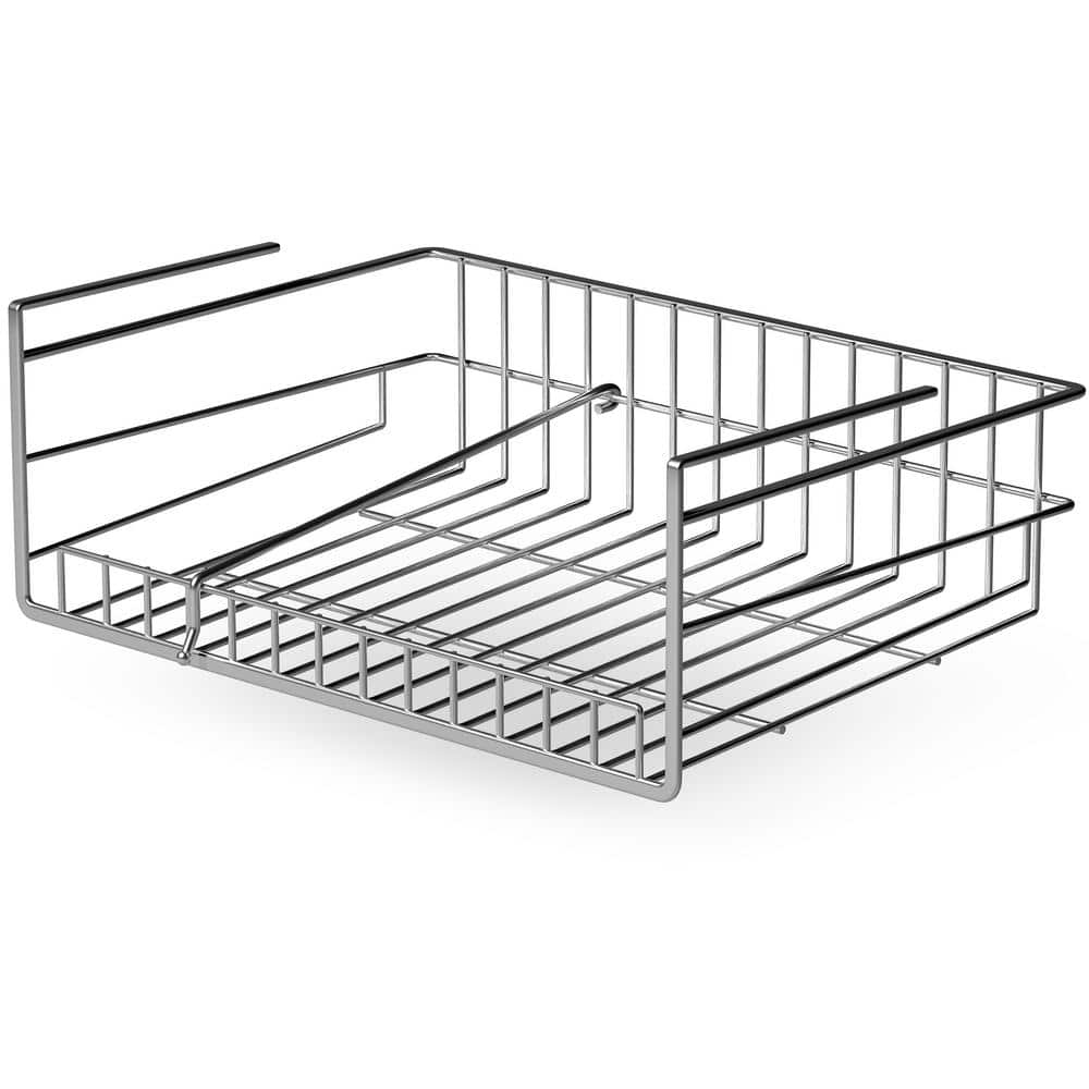 Under Cabinet Can Storage Shelf, Multipurpose Pantry Organizer with Divider
