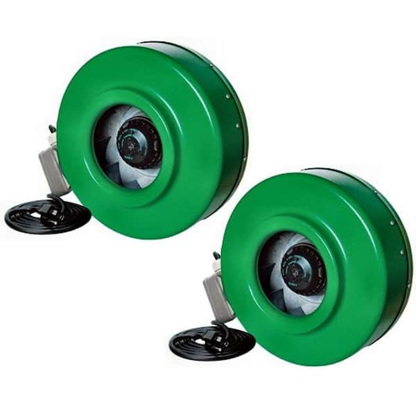 Hydrofarm Active Air Hydroponic 6 in. and 8 in. In-Line Fan Blower ACDF6 Plus ACDF8