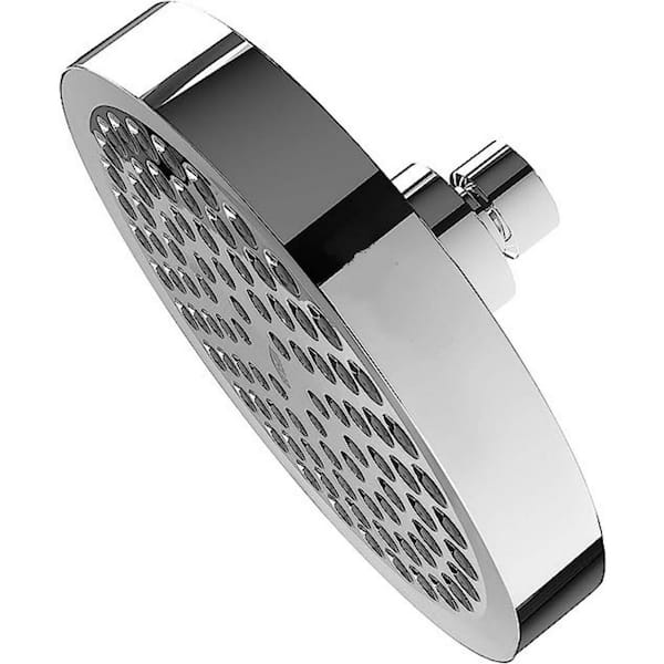 Unbranded 1-Spray Patterns with 2.5 GPM 6 in. Wall Mount Rain Fixed Shower Head in Chrome