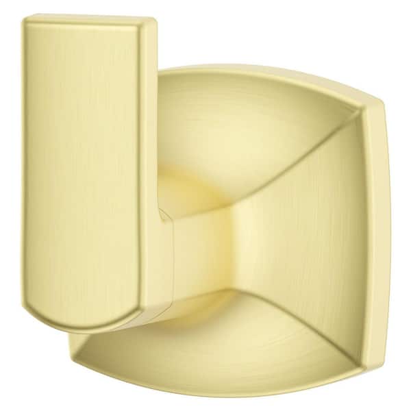 Vaneri J-Hook Robe/Towel Hook in Brushed Gold