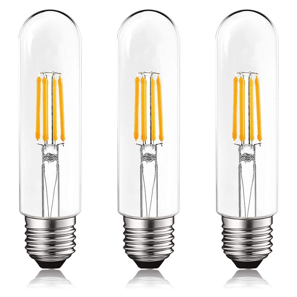 60-Watt, 5-Watt Equivalent T10 Dimmable Edison LED Light Bulbs UL Listed 4000K Cool White (3-Pack) price history on PriceWatchPro