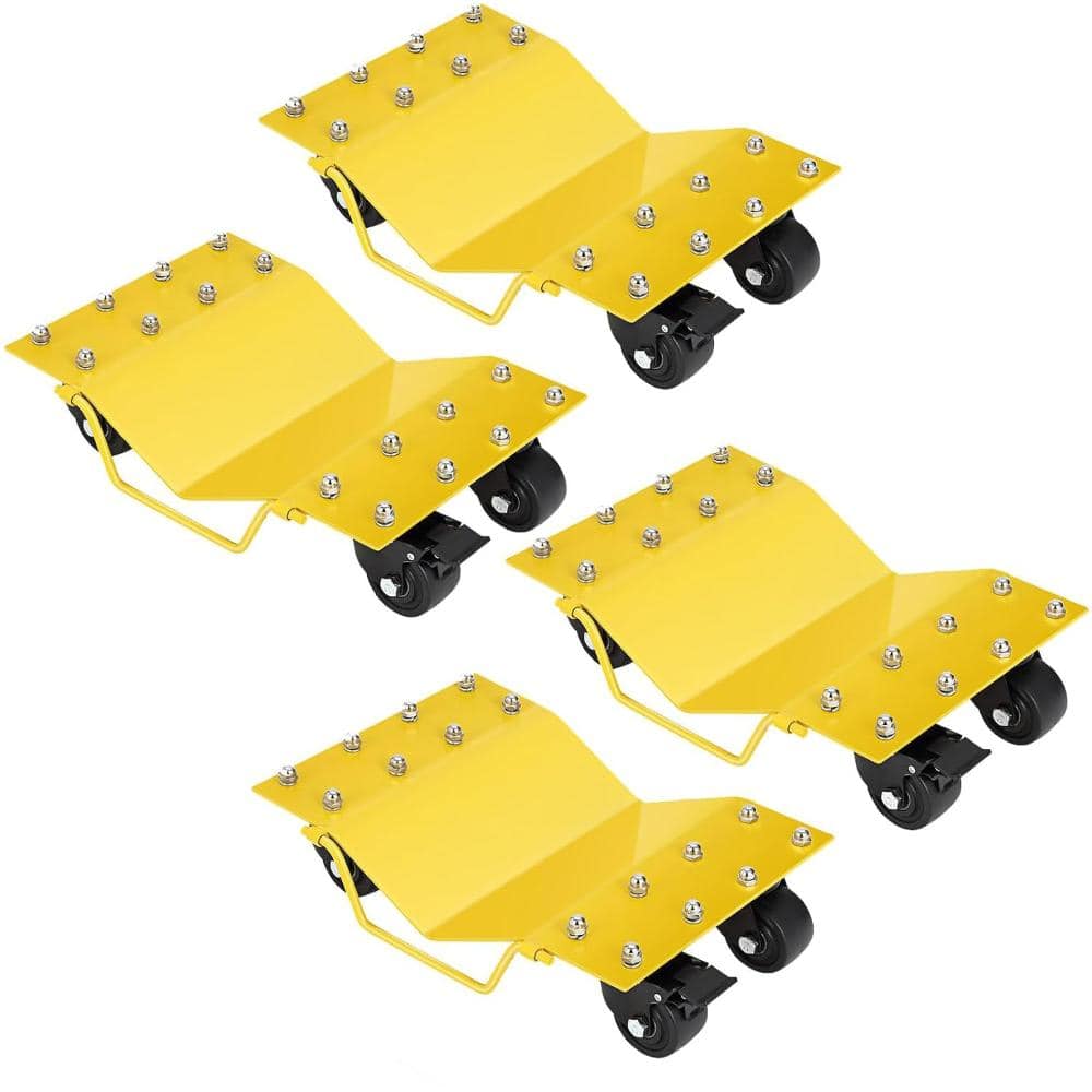 Car Dolly Set of 4, Heavy Duty Car Dollies, 8000 LBS Capacity Car Wheel Dolly with Rotating Wheels price history on PriceWatchPro