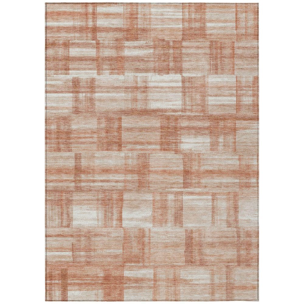 Chantille Machine Washable Indoor/Outdoor Abstract ACN2517 Copper 3 ft. x 5 ft. Area Rug price history on PriceWatchPro
