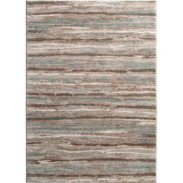 Home Decorators Collection Shoreline Multi 5 ft. x 7 ft. Striped Area Rug 1203PM58HD.101 - The Home Depot