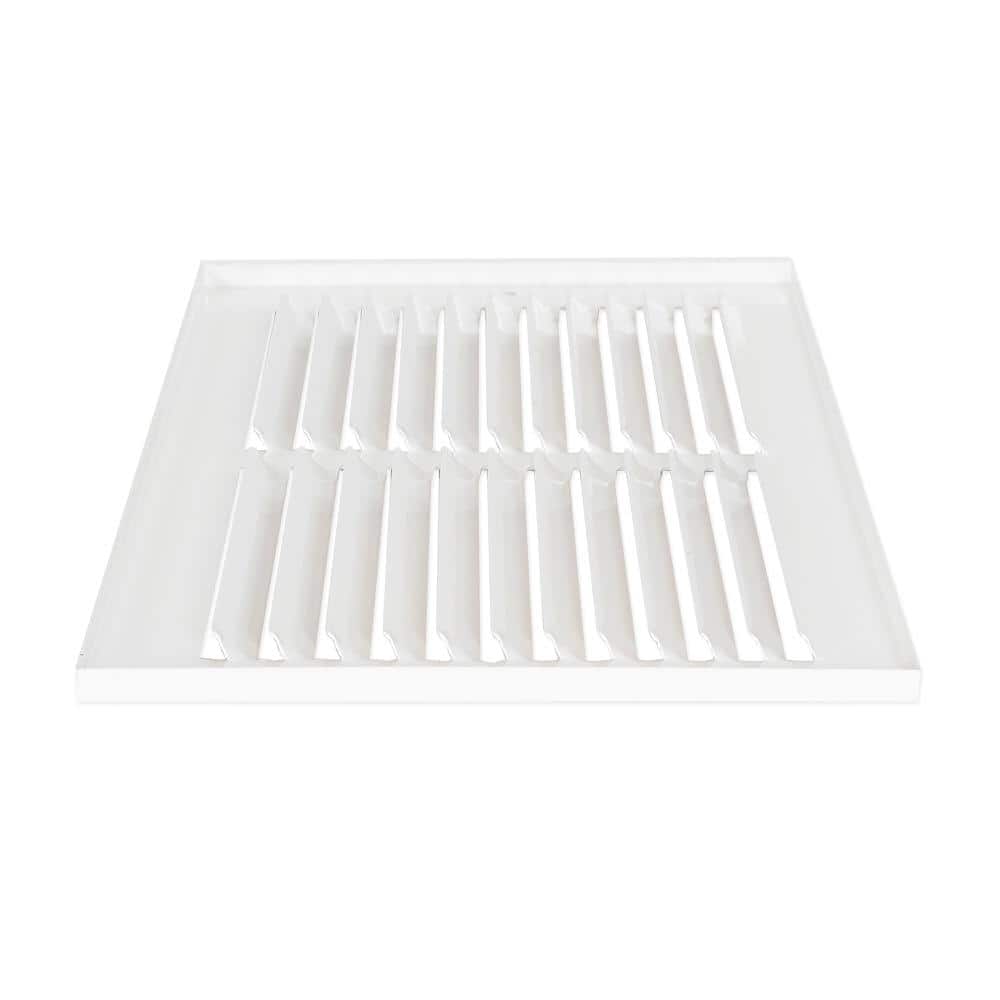 White Powder Coated Steel Wall Mount Air Grille