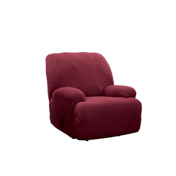 Stretch Sensations Brick Newport Jumbo Recliner Stretch Slipcover