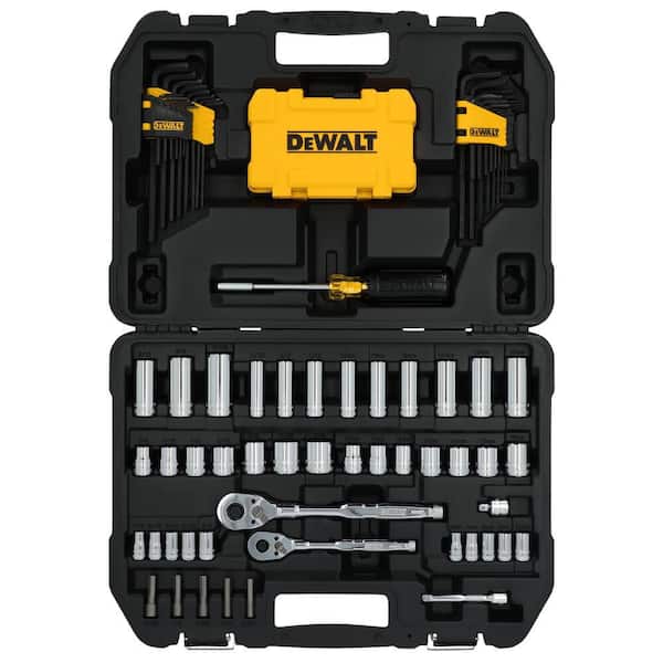 Toughseries 96-Pieces Mechanics Tool Set for 1/4 in. and 3/8 in. Drive with Hard Shell Carrier