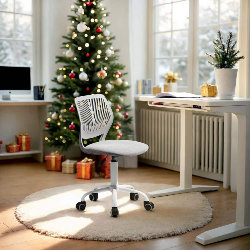 Verita Grey Mesh and Fabric Swivel Task Chair