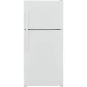30 in. 20 cu. ft. Freestanding Top Freezer Refrigerator in White Energy Star
