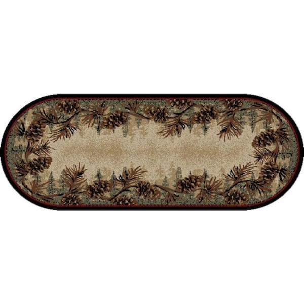 American Destination Multi-Colored 2 ft. x 5 ft. Polypropylene Area Rug