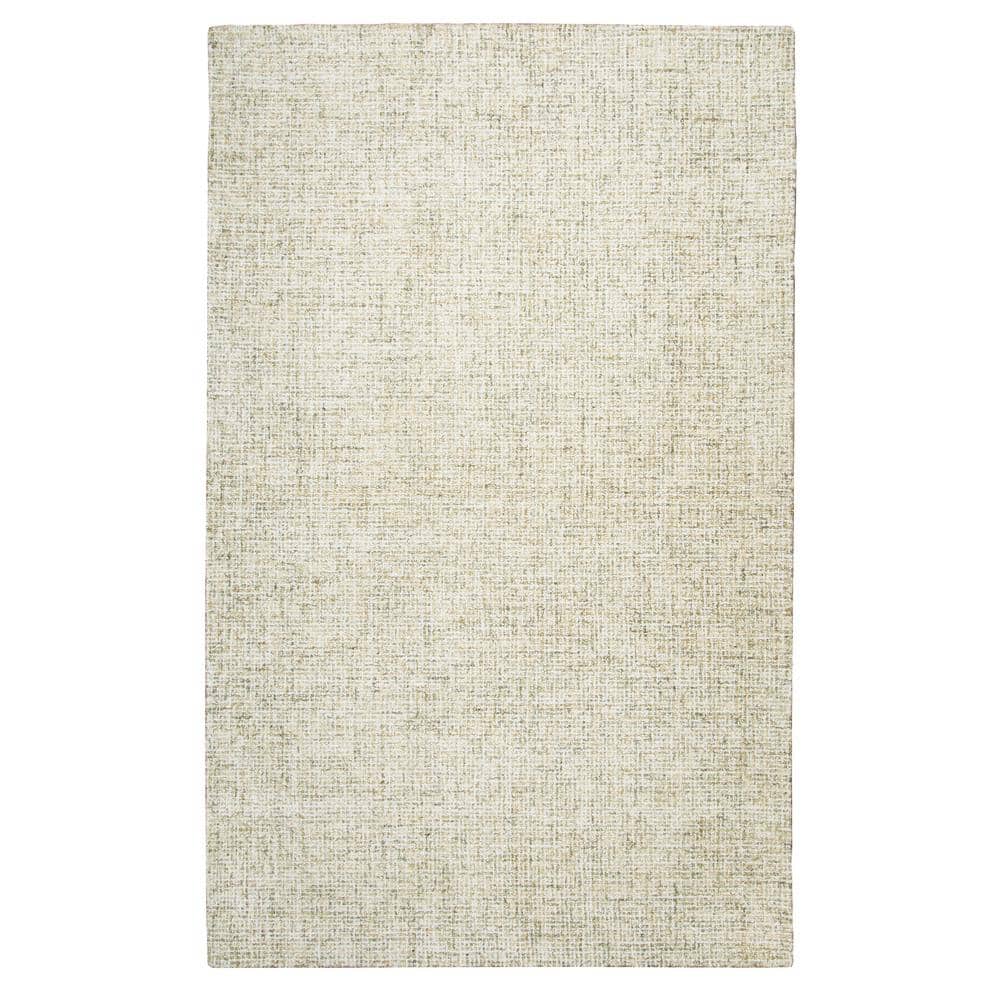 London Collection Beige/Ivory 3 ft. x 5 ft. Hand-Tufted Tweed Area Rug