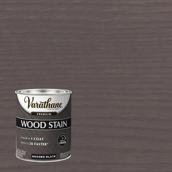 Varathane 1 Qt Shaded Slate Premium Fast Dry Interior Wood Stain Case