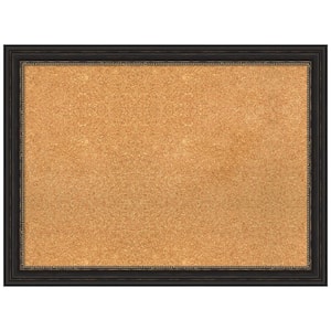 Accent Bronze 31.50 in. x 23.50 in. Narrow Framed Corkboard Memo Board