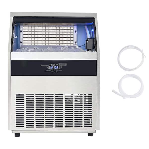 24 in.W Commercial Ice Maker Machine 360 lbs./24 H  Freestandingw/ 88 lbs.Storage Capacity 2025 Upgrade Stainless Steel