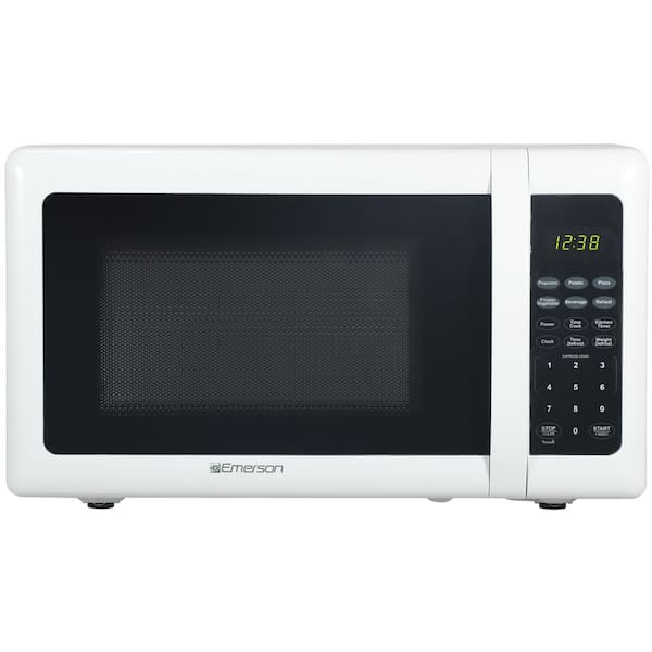 0.7 cu. ft. 700-Watt Compact Countertop Microwave Oven in White