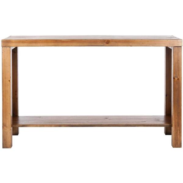 Safavieh Lahoma Brown Pine Console Table