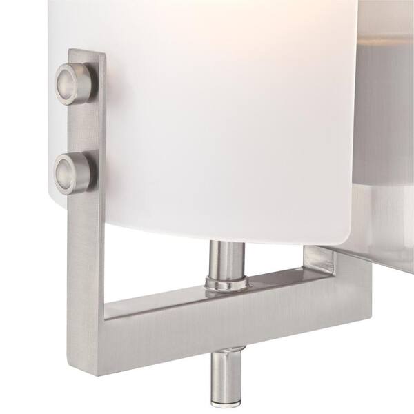 Westinghouse Enzo James 1-Light Brushed Nickel Wall Mount