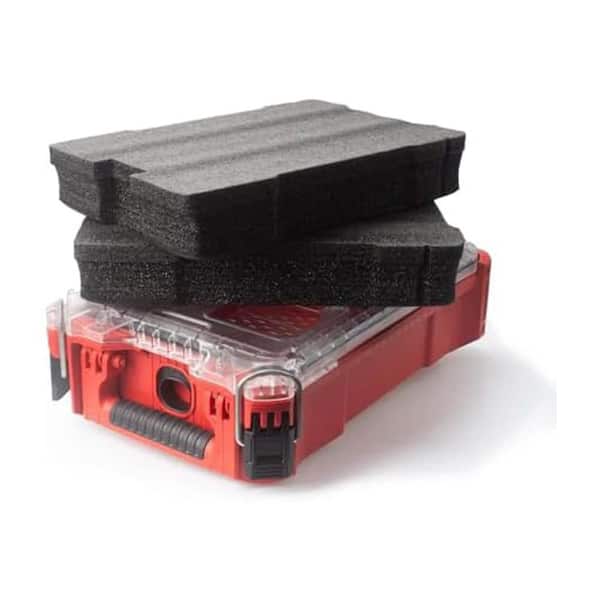 Foam Insert for Tool Box Fits Packout Tools 2PCS Durable Abrasion Resistant Neat Organization 2.17x7.87x2.17 in.