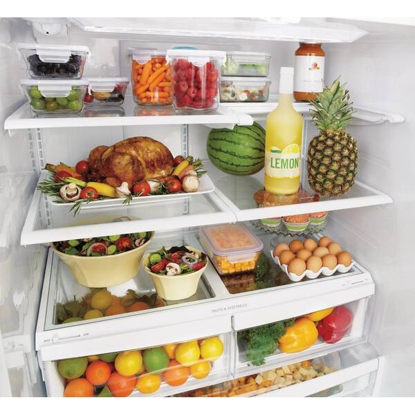 LG 26.7 cu. ft. French Door Refrigerator in Black Stainless Steel