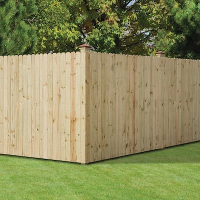 dog ear wooden fence