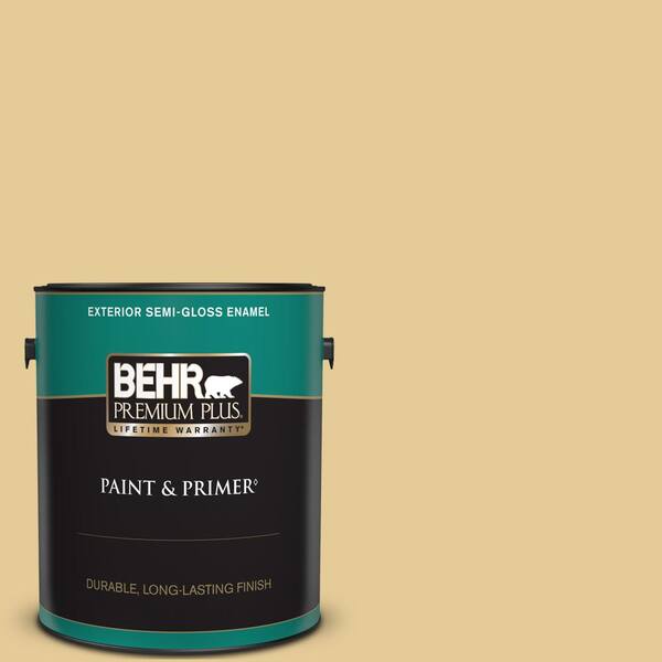 BEHR PREMIUM PLUS 1 gal. #M320-4 Abstract Semi-Gloss Enamel Exterior Paint & Primer