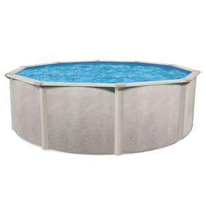 15 ft. x 52 in. Deep Steel Metal Frame Hard Side Round Above Ground Swimming Pool