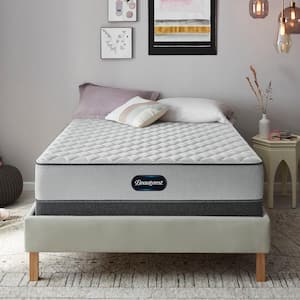 BR800 Twin XL Firm Innerspring 11.5 in. Tight Top Mattress Set with Advanced Motion Base