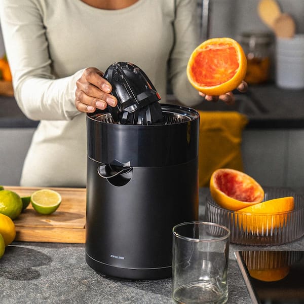 ZWILLING Enfinigy Citrus Juicer, Black 1027839 - The Home Depot