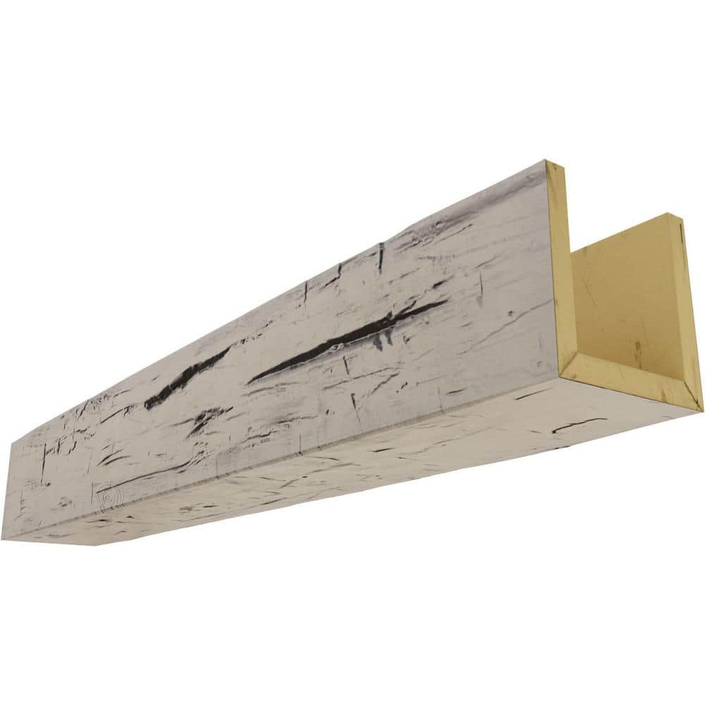 UPC 195293000100 product image for 4 in. x 4 in. x 8 ft. 3-Sided (U-Beam) Hand Hewn Burnished Pine Faux Wood Ceilin | upcitemdb.com