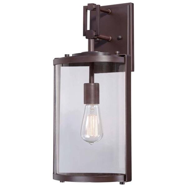 the great outdoors by Minka Lavery Ladera 1-Light Alder Bronze Outdoor Wall Lantern Sconce