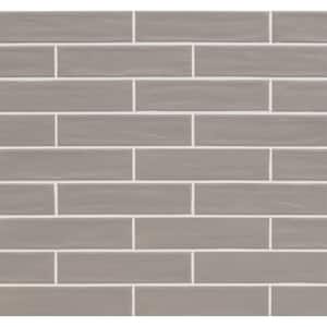 Turin Smoke 2.5 in. x 10 in. Matte Porcelain Floor and Wall Tile (8.07 sq. ft./Case)
