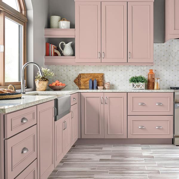 1 qt. #S160-1 Iced Cherry Satin Enamel Interior/Exterior Cabinet, Door & Trim Paint