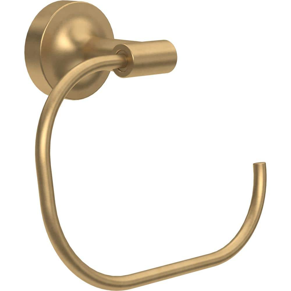 Franklin Brass Voisin Wall Mount Round Open Towel Ring Bath Hardware   Satin Gold Franklin Brass Towel Rings Voi46 Bb 64 1000 