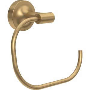 Voisin Wall Mount Round Open Towel Ring Bath Hardware Accessory in Satin Gold